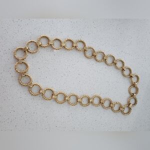 Elegant Gold-Tone Chain Necklace